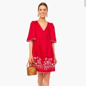 Tuckernuck Scarlett Embroidered Britton Mini Dress